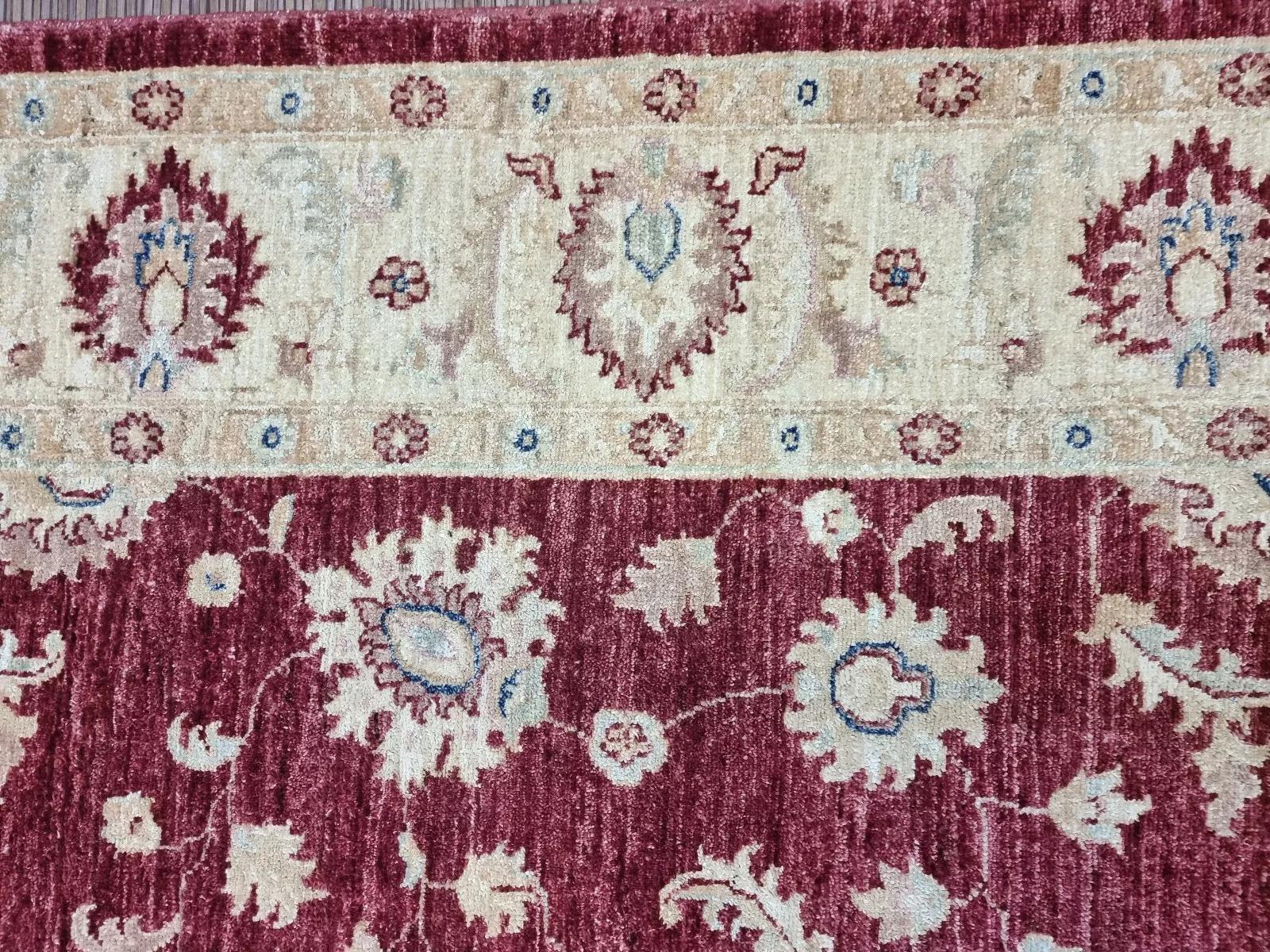 Tappeto ZIGLER afgano d'epoca fatto a mano 5,6' x 7,9' anni '80 - 1D159 in vendita 5