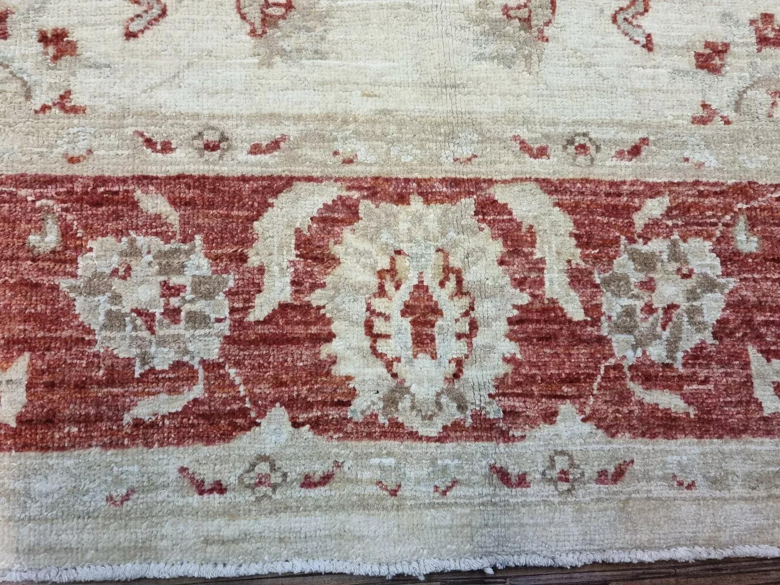 Handgefertigter afghanischer ZIGLER-Teppich 5,6' x 7,9' 1980er Jahre - 1D160 (Handgeknüpft) im Angebot