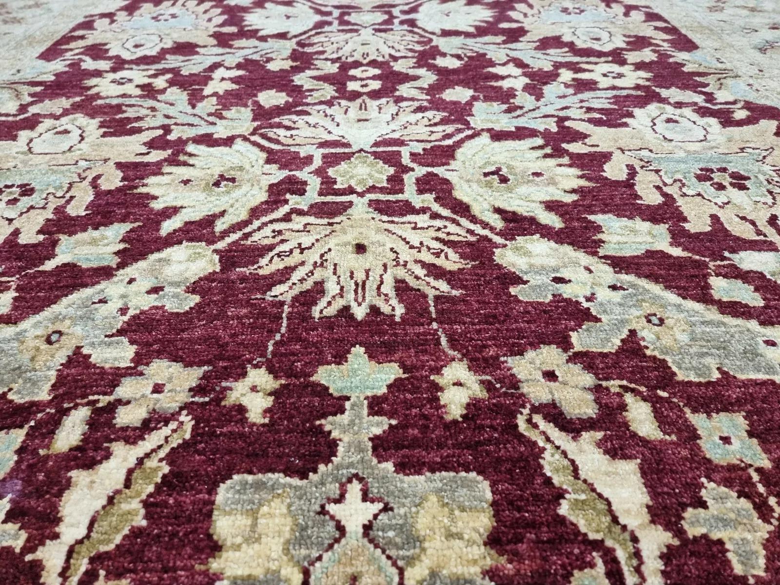 Handgefertigter afghanischer ZIGLER-Teppich 5,6' x 8,5' 1980er Jahre - 1D162 im Angebot 5