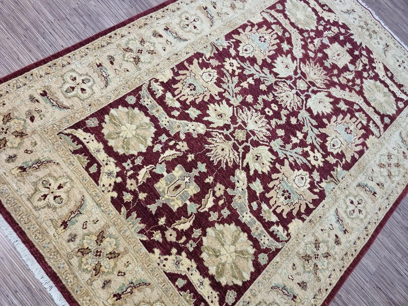Handgefertigter afghanischer ZIGLER-Teppich 5,6' x 8,5' 1980er Jahre - 1D162 im Angebot 6