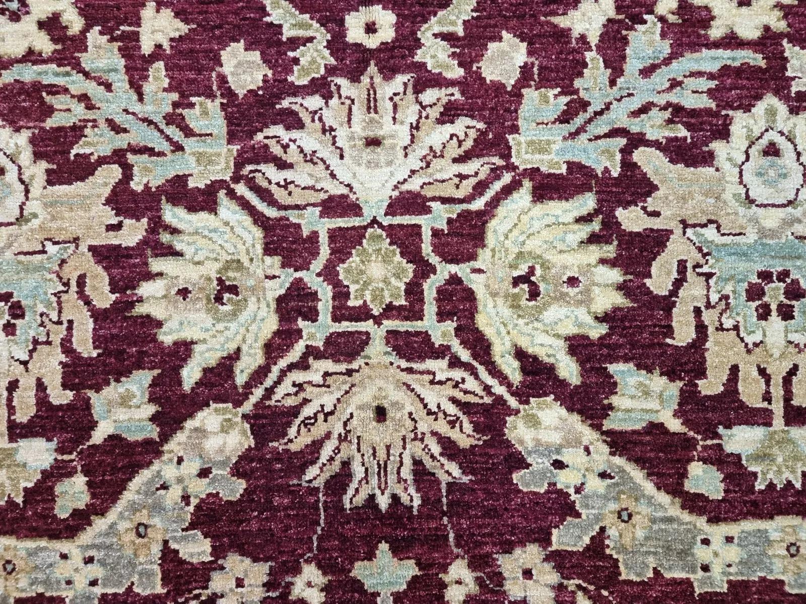 Handgefertigter afghanischer ZIGLER-Teppich 5,6' x 8,5' 1980er Jahre - 1D162 (Wolle) im Angebot