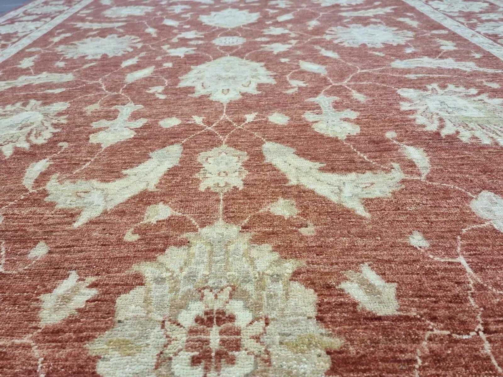 Handgefertigter afghanischer ZIGLER-Teppich 6,6' x 9,2' 1980er Jahre - 1D171 im Angebot 5