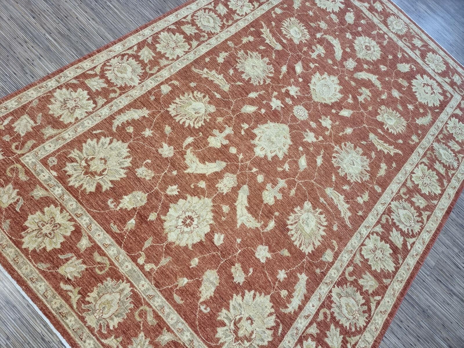 Handgefertigter afghanischer ZIGLER-Teppich 6,6' x 9,2' 1980er Jahre - 1D171 im Angebot 6