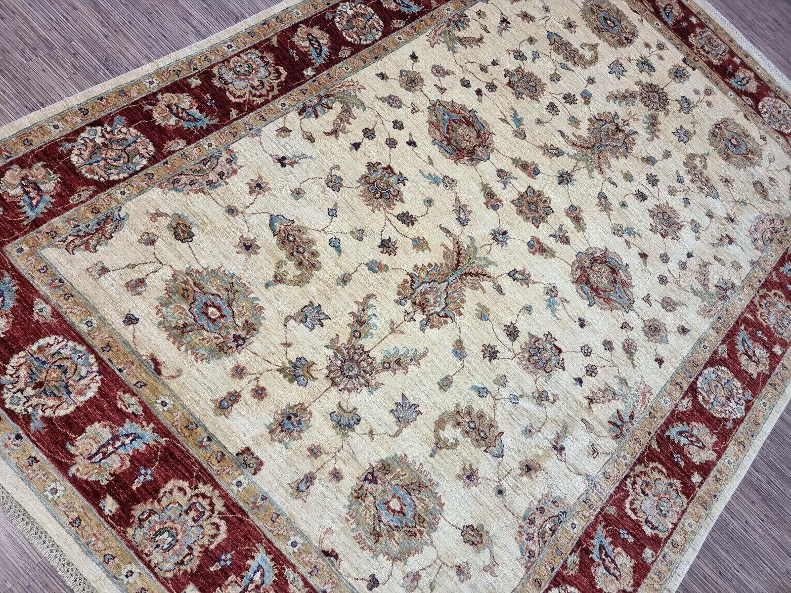 Handgefertigter afghanischer ZIGLER-Teppich 6,6' x 9,8' 1980er Jahre - 1D164 im Angebot 6