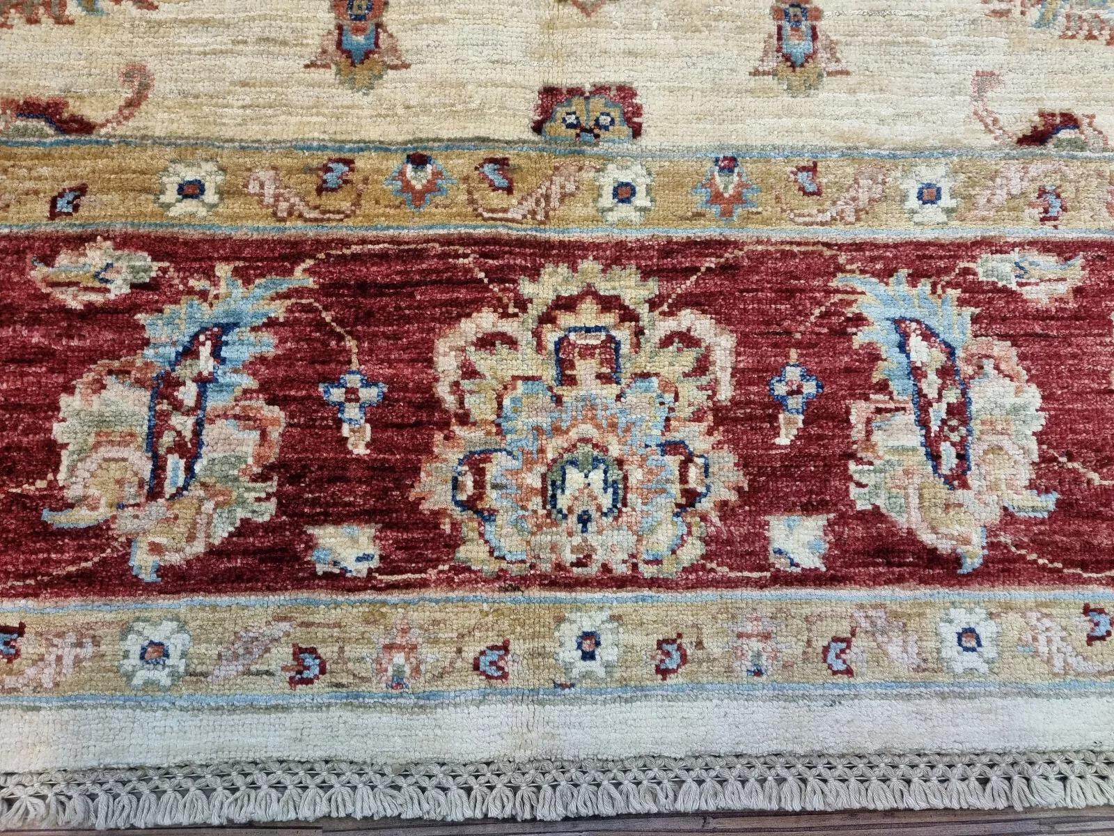 Handgefertigter afghanischer ZIGLER-Teppich 6,6' x 9,8' 1980er Jahre - 1D164 (Handgeknüpft) im Angebot