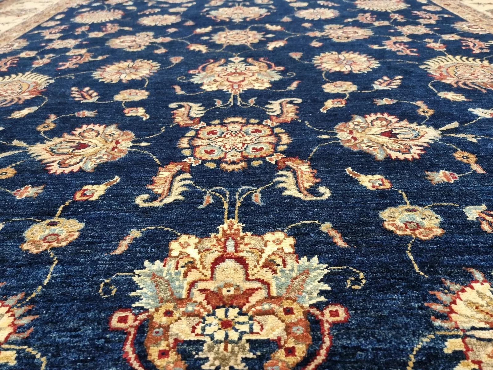 Handgefertigter afghanischer Zigler Teppich 6,9' x 9,5' 1980er Jahre - 1D170 im Angebot 5