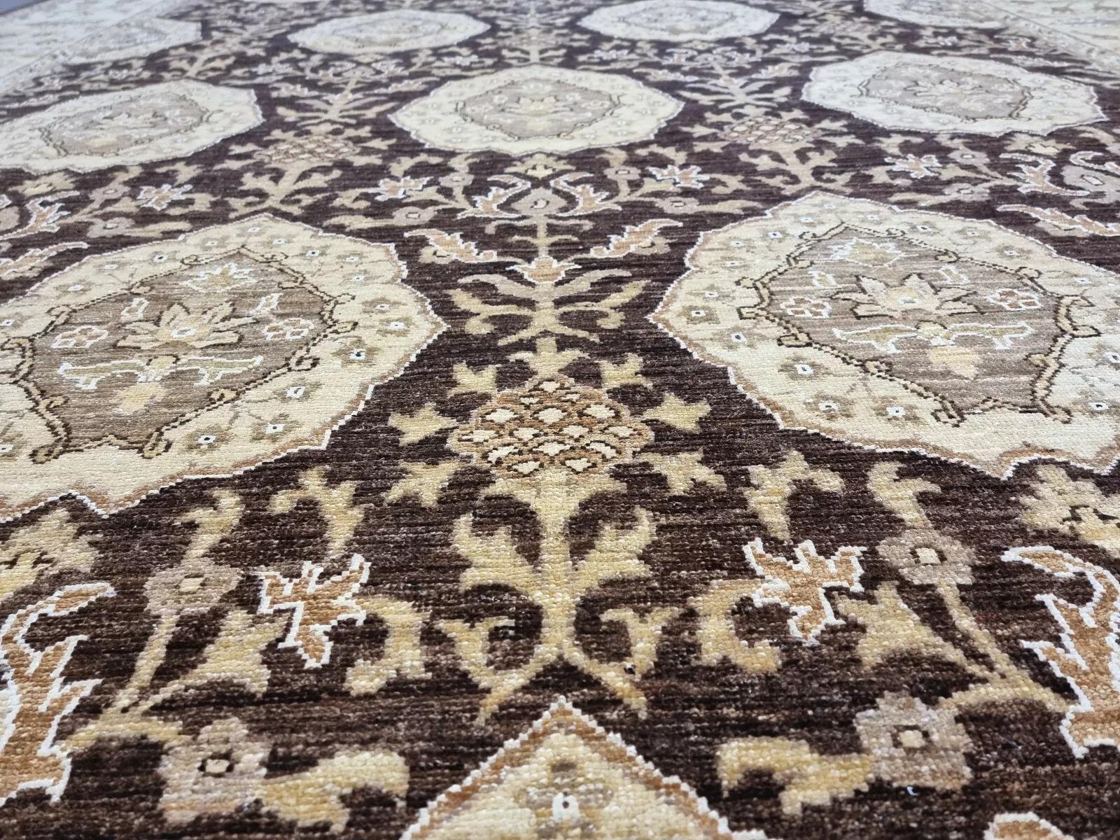 Handgefertigter afghanischer Zigler Teppich 8' x 9.9' 1980er Jahre - 1D168 im Angebot 5