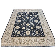 Handgefertigter afghanischer Zigler Teppich 8.1' x 9.7' 1980er Jahre - 1D167