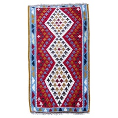 Handmade Vintage Ardabil Style Kilim, 1970s, 1Q0099