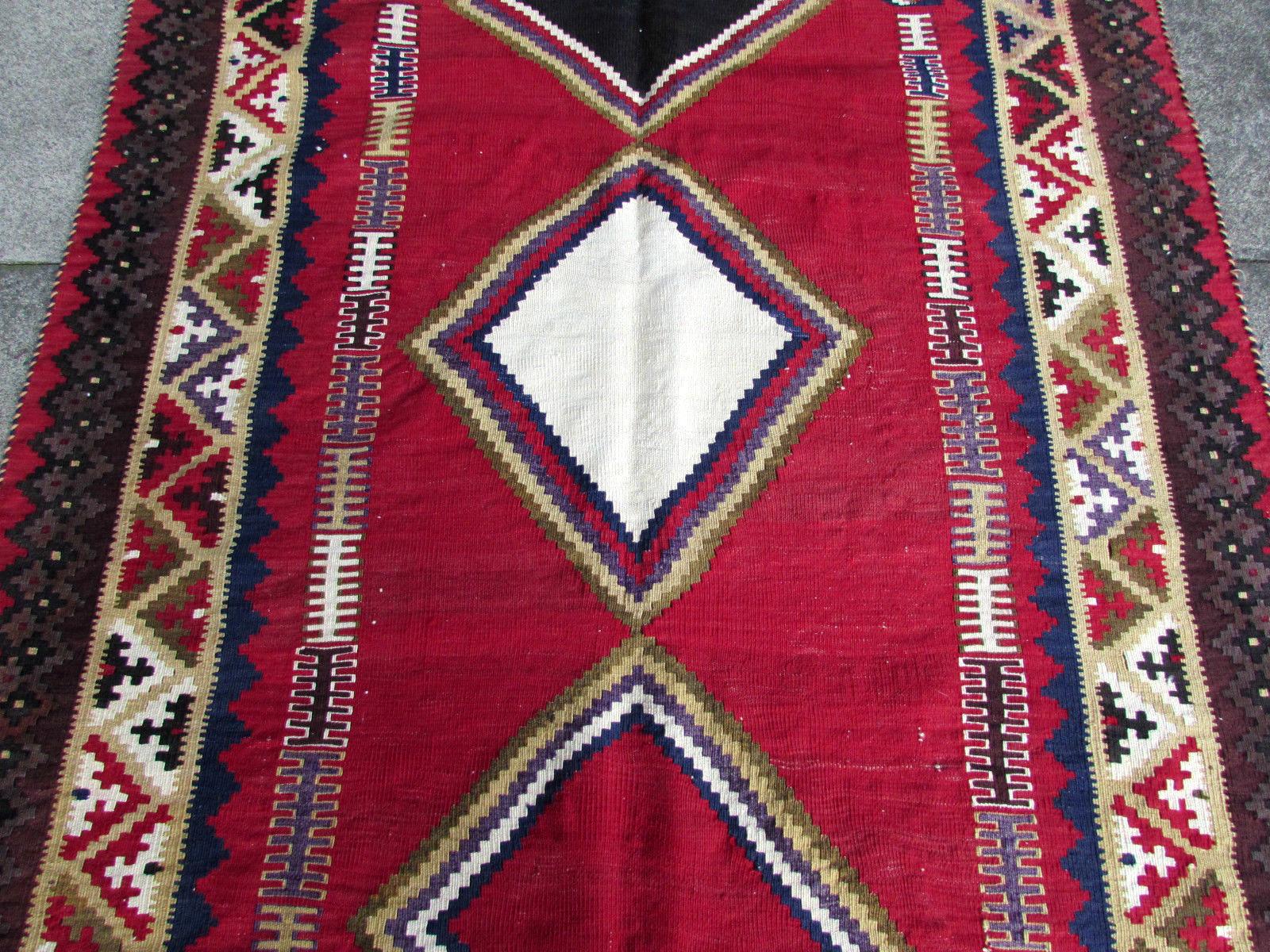 Handmade Vintage Ardabil Style Kilim, 1970s, 1Q0280 5
