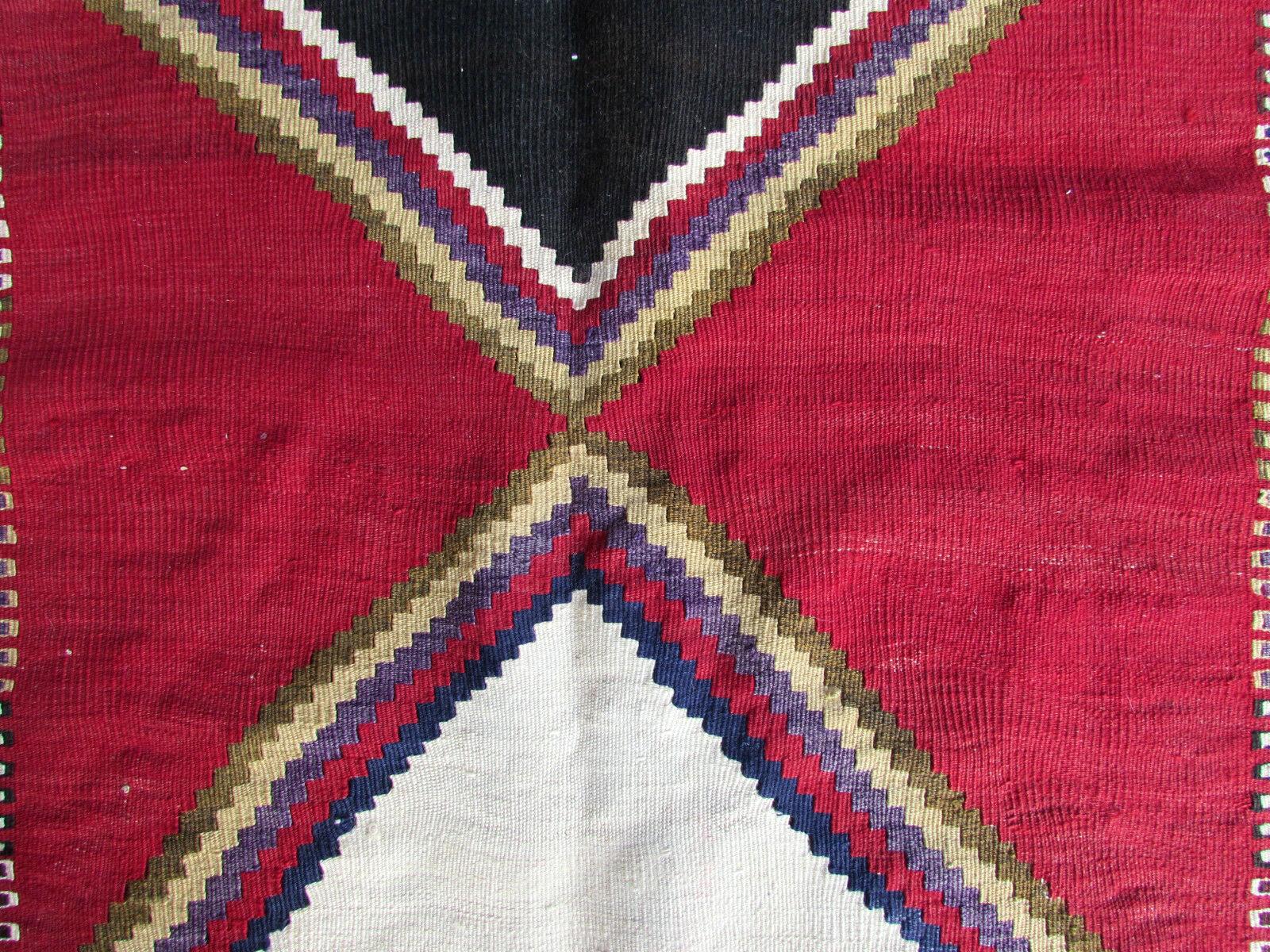 Indian Handmade Vintage Ardabil Style Kilim, 1970s, 1Q0280
