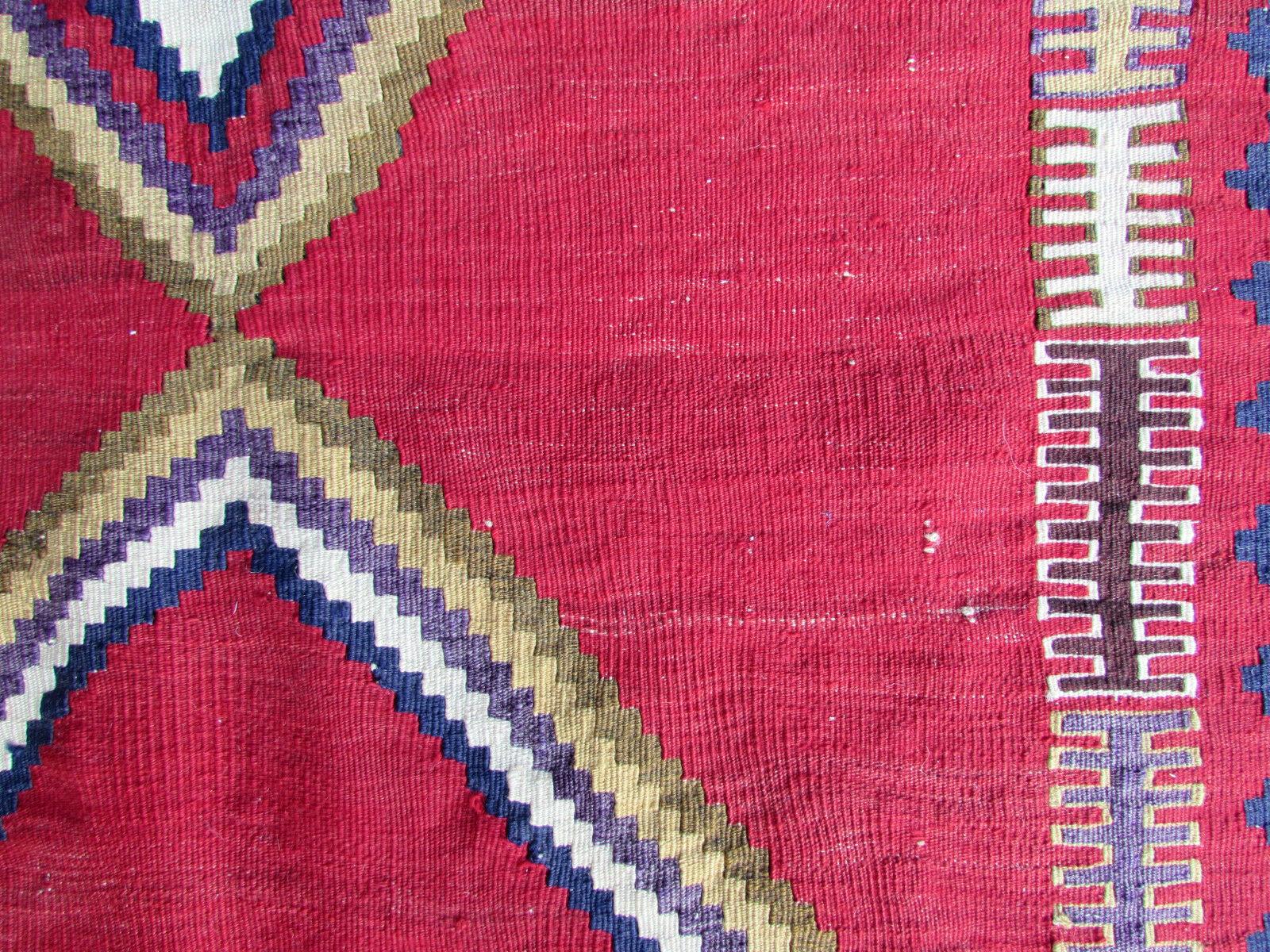 Late 20th Century Handmade Vintage Ardabil Style Kilim, 1970s, 1Q0280