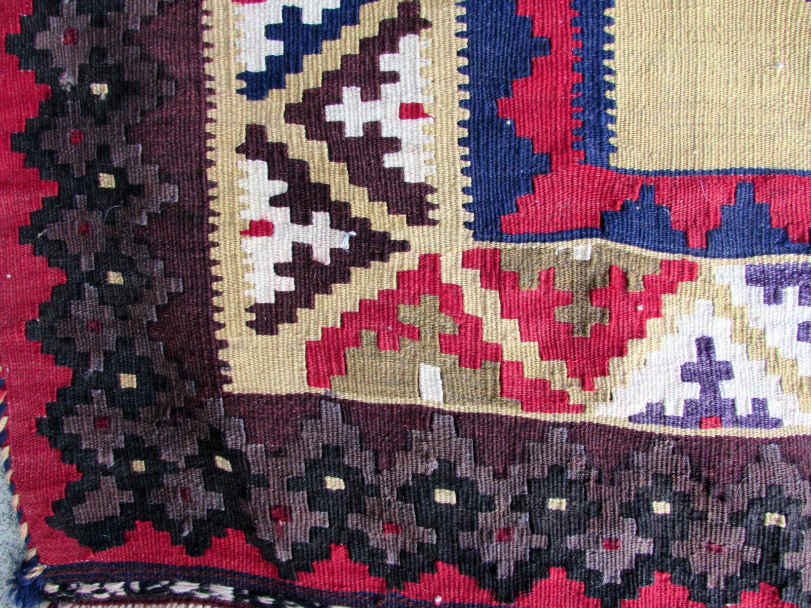 Handmade Vintage Ardabil Style Kilim, 1970s, 1Q0280 1