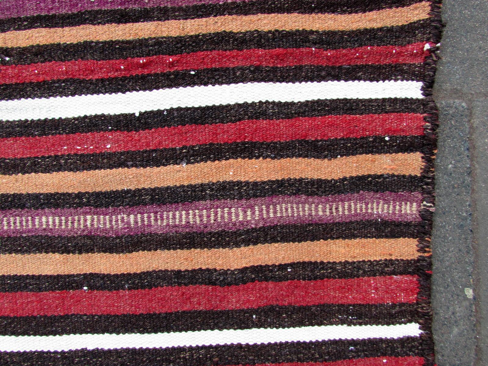 Hand-Knotted Handmade Vintage Ardabil Style Kilim, 1970s, 1Q0284