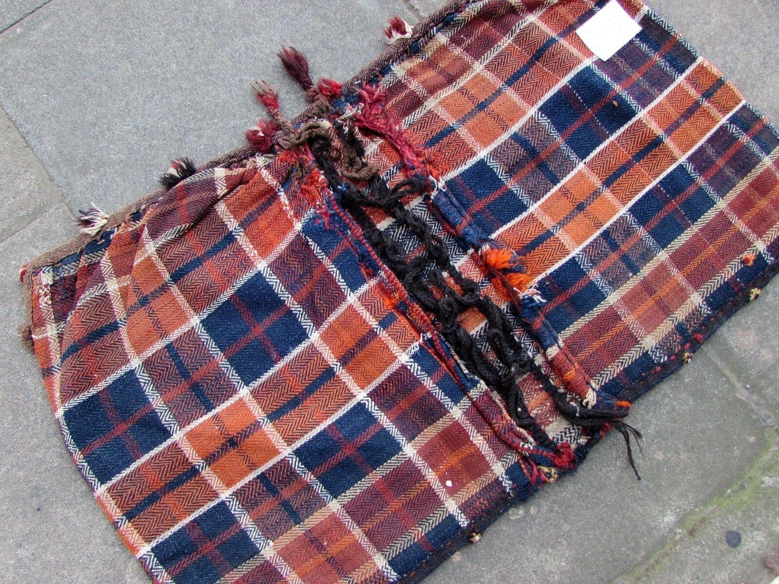 Wool Handmade Vintage Ardabil Style Kilim Bag, 1960s, 1Q0310