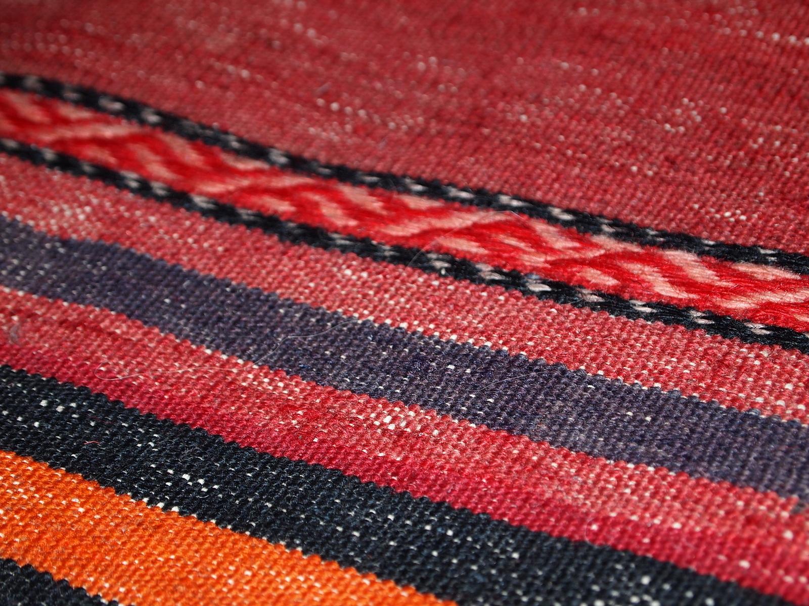 Handgefertigter Vintage-Teppich im Ardabil-Stil, 1940er Jahre, 1C596 (Wolle) im Angebot