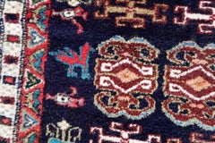 Tapis arménien Erevan vintage fait à la main, années 1960, 1C1002