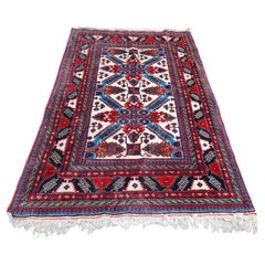 Tappeto Erevan armeno d'epoca fatto a mano 3,4' x 5,1' 1960 - 2K60