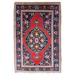 Handmade Vintage Caucasian Karabagh Rug, 1970s, 1Q0181