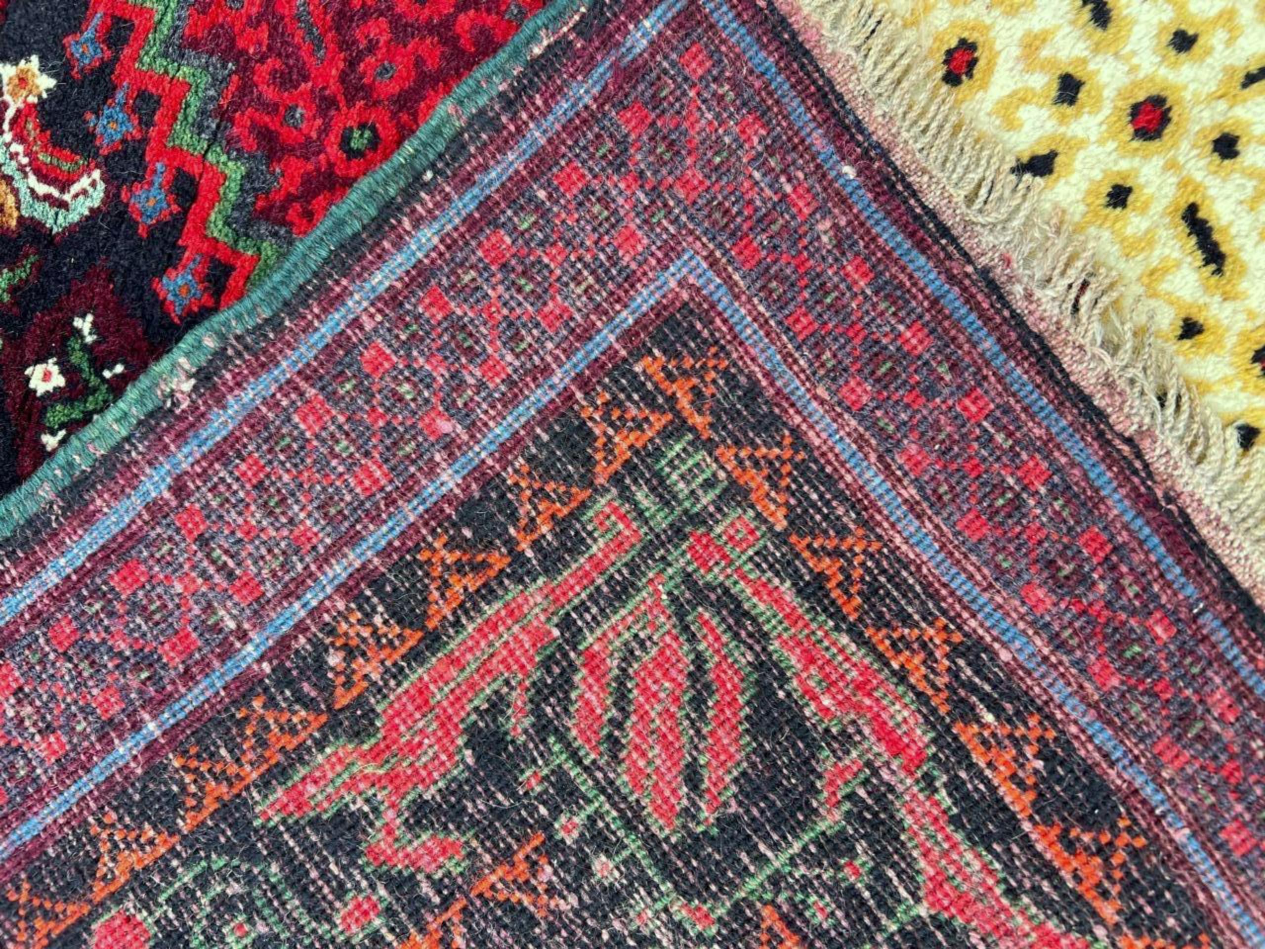 Wool Handmade Vintage Caucasian Kazak Rug 5' x 8', 1950s - 2B109 For Sale