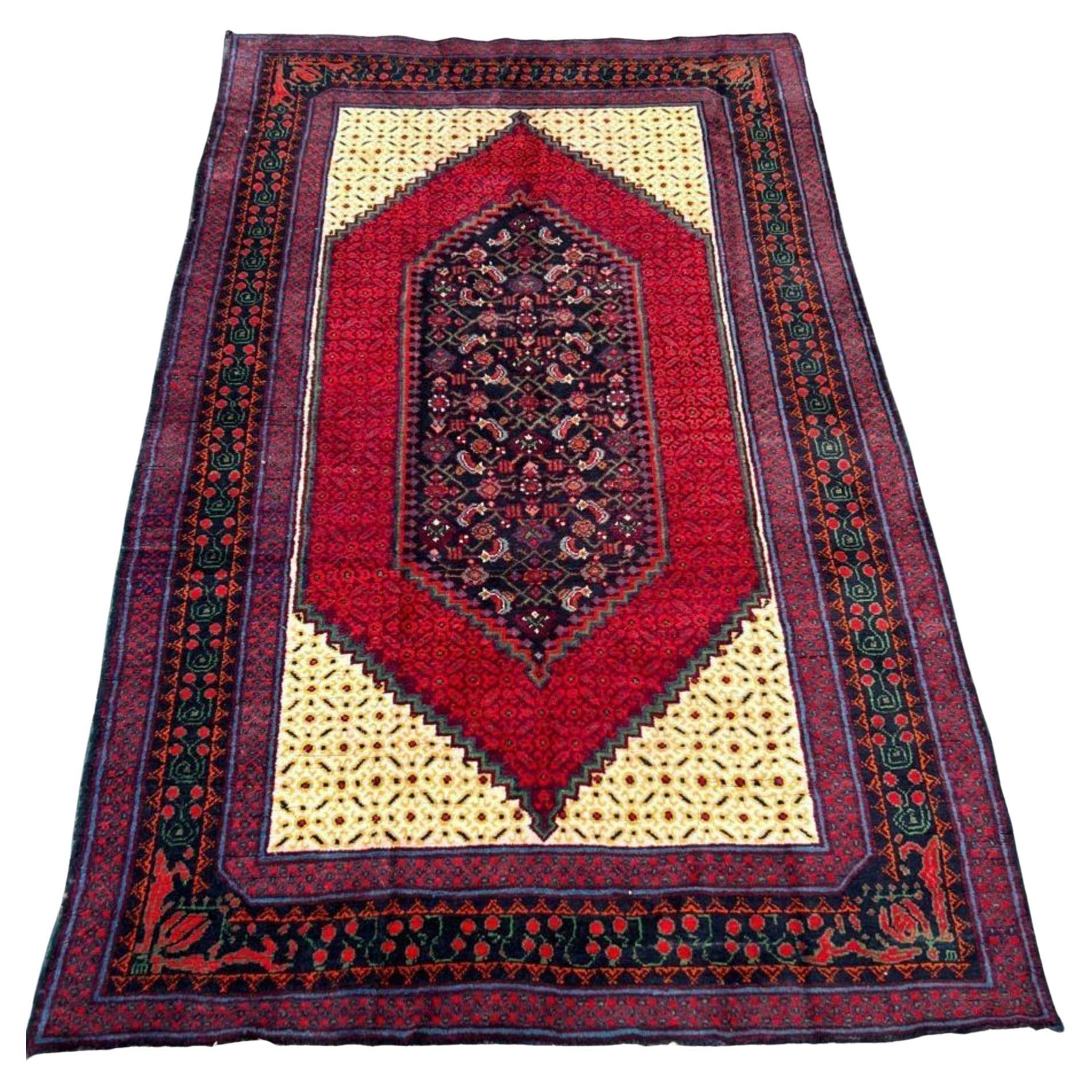 Handmade Vintage Caucasian Kazak Rug 5' x 8', 1950s - 2B109 For Sale