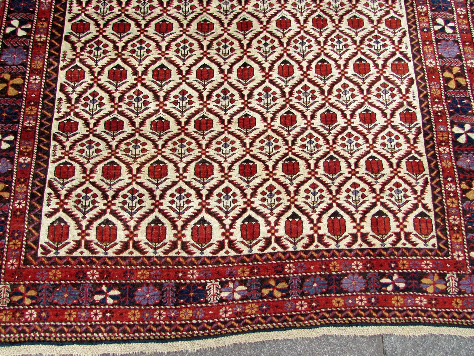 Azerbaijani Handmade Vintage Caucasian Kuba Rug, 1900s, 1Q0191