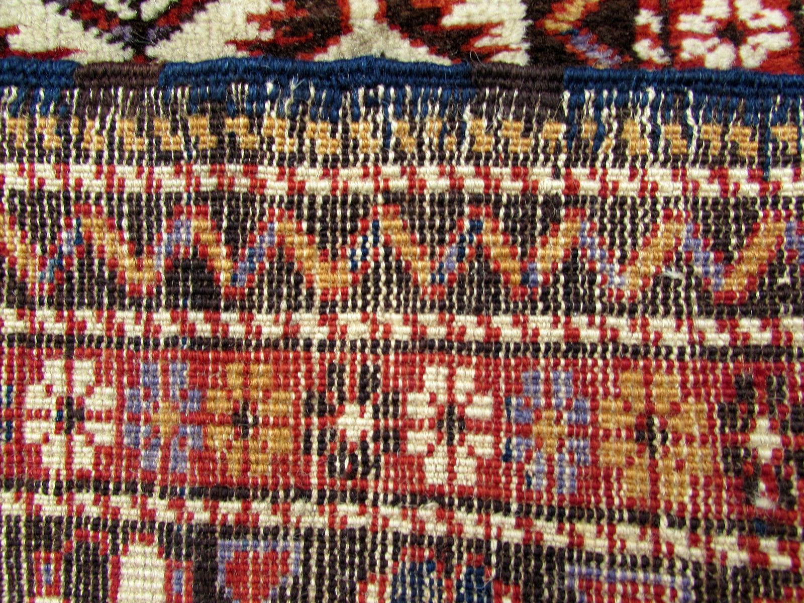 Handmade Vintage Caucasian Kuba Rug, 1900s, 1Q0191 1