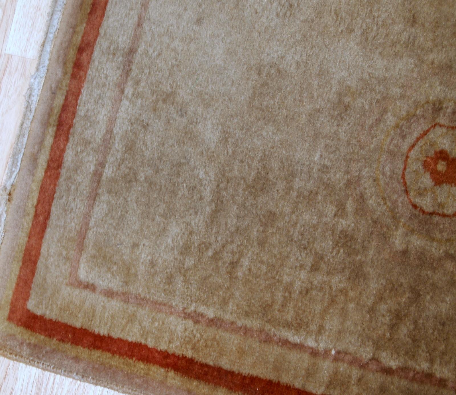 Handgefertigter chinesischer Art-Déco-Teppich:: 1970er Jahre:: 1B857 (Wolle) im Angebot