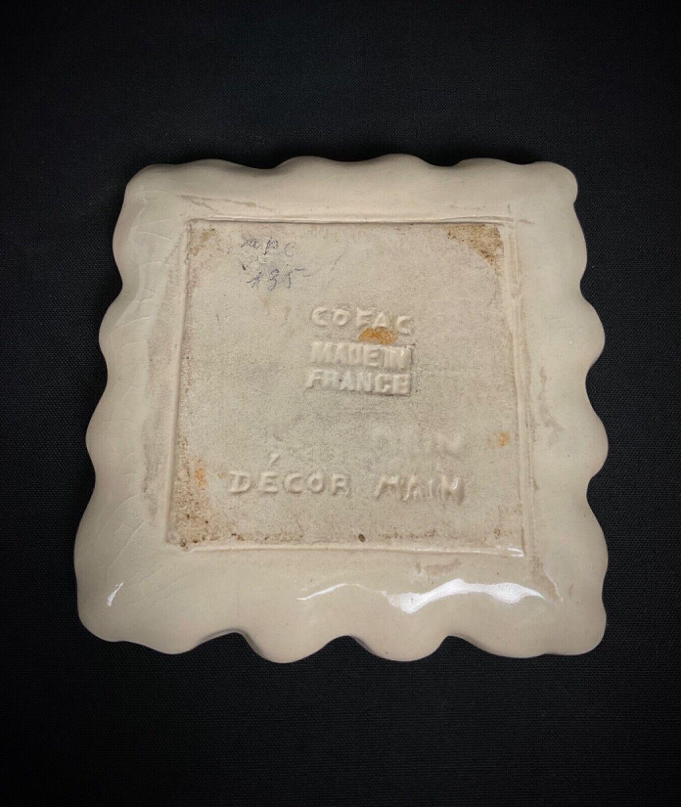 Cenicero de cerámica Vintage hecho a mano 