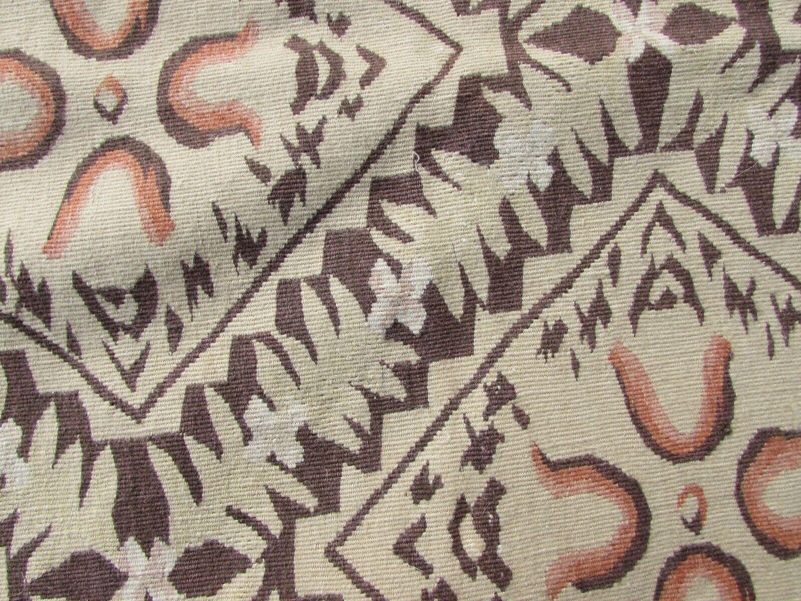 Handgefertigter französischer Aubusson Flachgewebe-Teppich im Vintage-Stil 7.9' x 9,8', 1970er Jahre, 1Q41 im Angebot 2