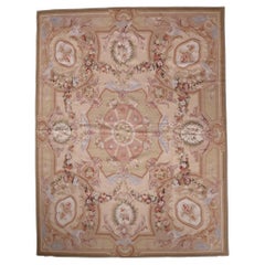Handmade Vintage French Aubusson Rug, 1970s, 1C855
