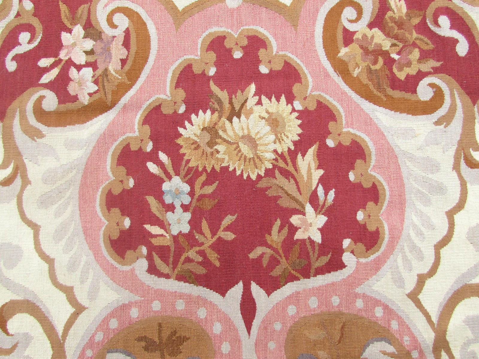 Late 20th Century Handmade Vintage French Aubusson Rug, 1970s, 1Q0204