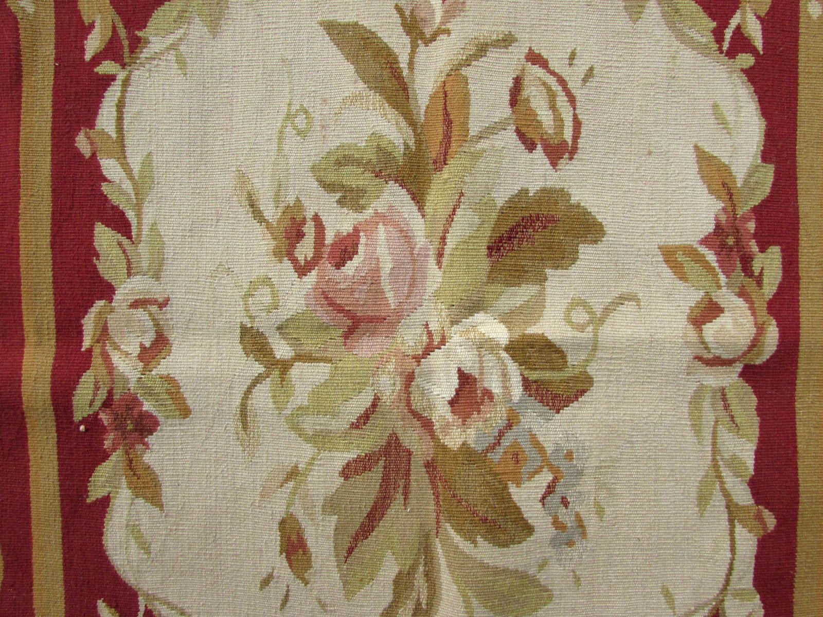 Late 20th Century Handmade Vintage French Aubusson Rug, 1970s, 1Q0271