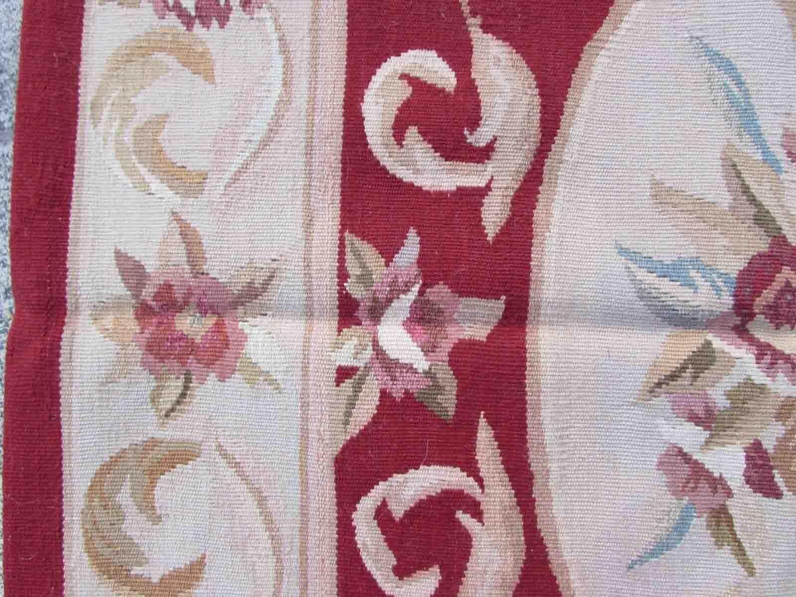 Handmade Vintage French Aubusson Rug, 1970s, 1Q03 2