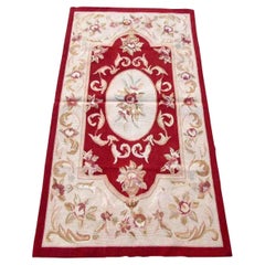 Tapis d'Aubusson français vintage fait à la main, années 1970, 1Q03