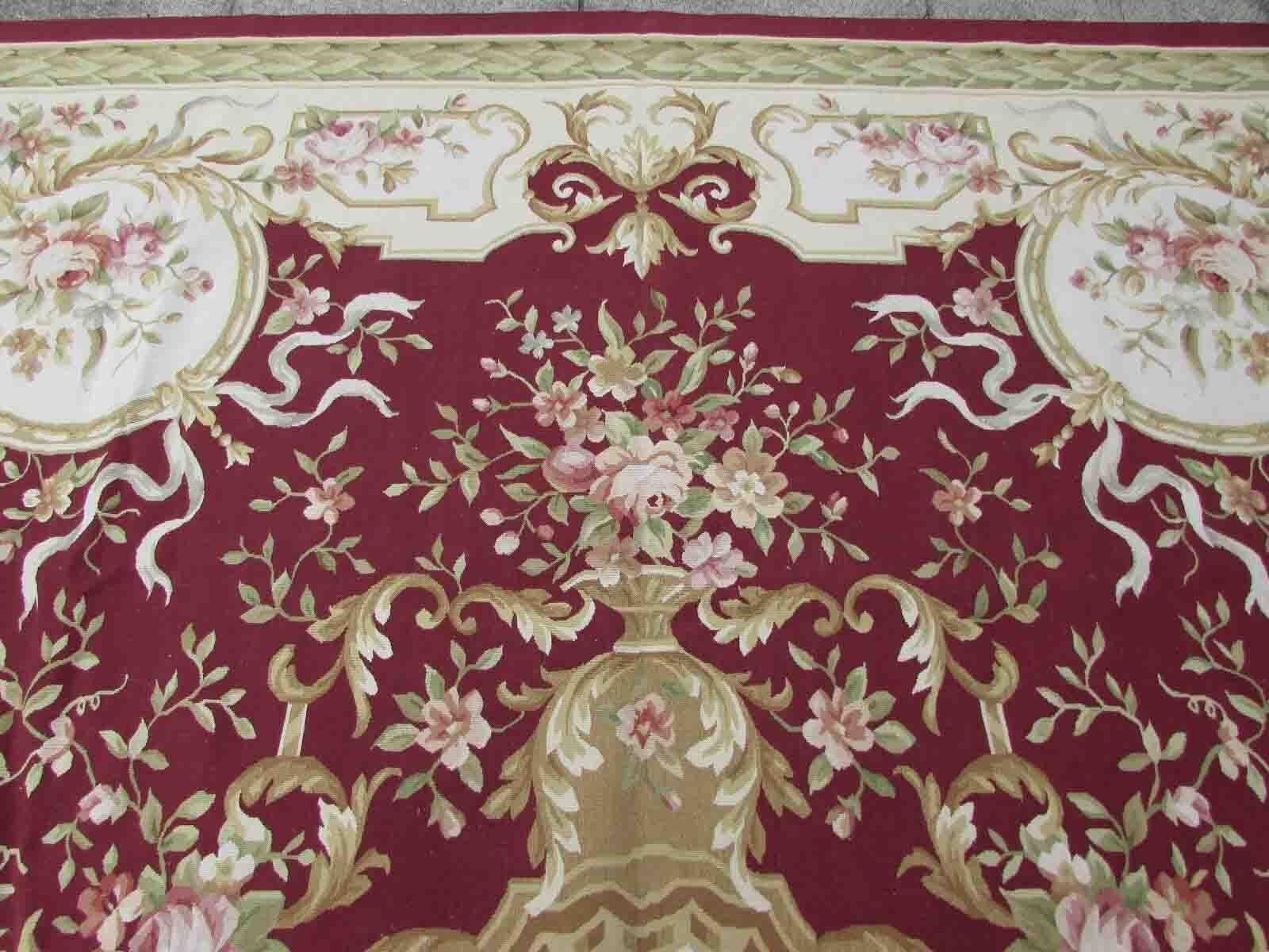 Handmade Vintage French Aubusson Rug, 1970s, 1Q29 5