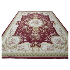 Handmade Vintage French Aubusson Rug, 1970s, 1Q29