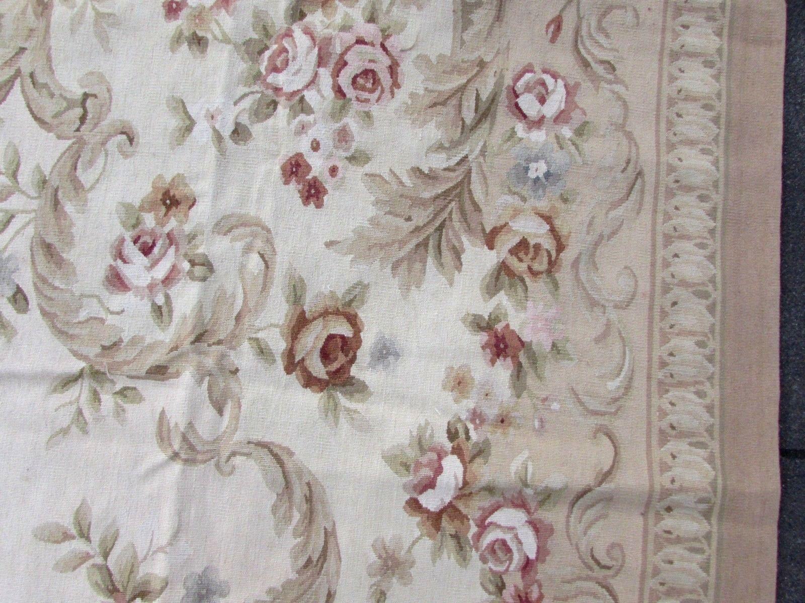 Tapis Aubusson français vintage fait à la main:: 1980:: 1Q0131 Bon état à Bordeaux, FR