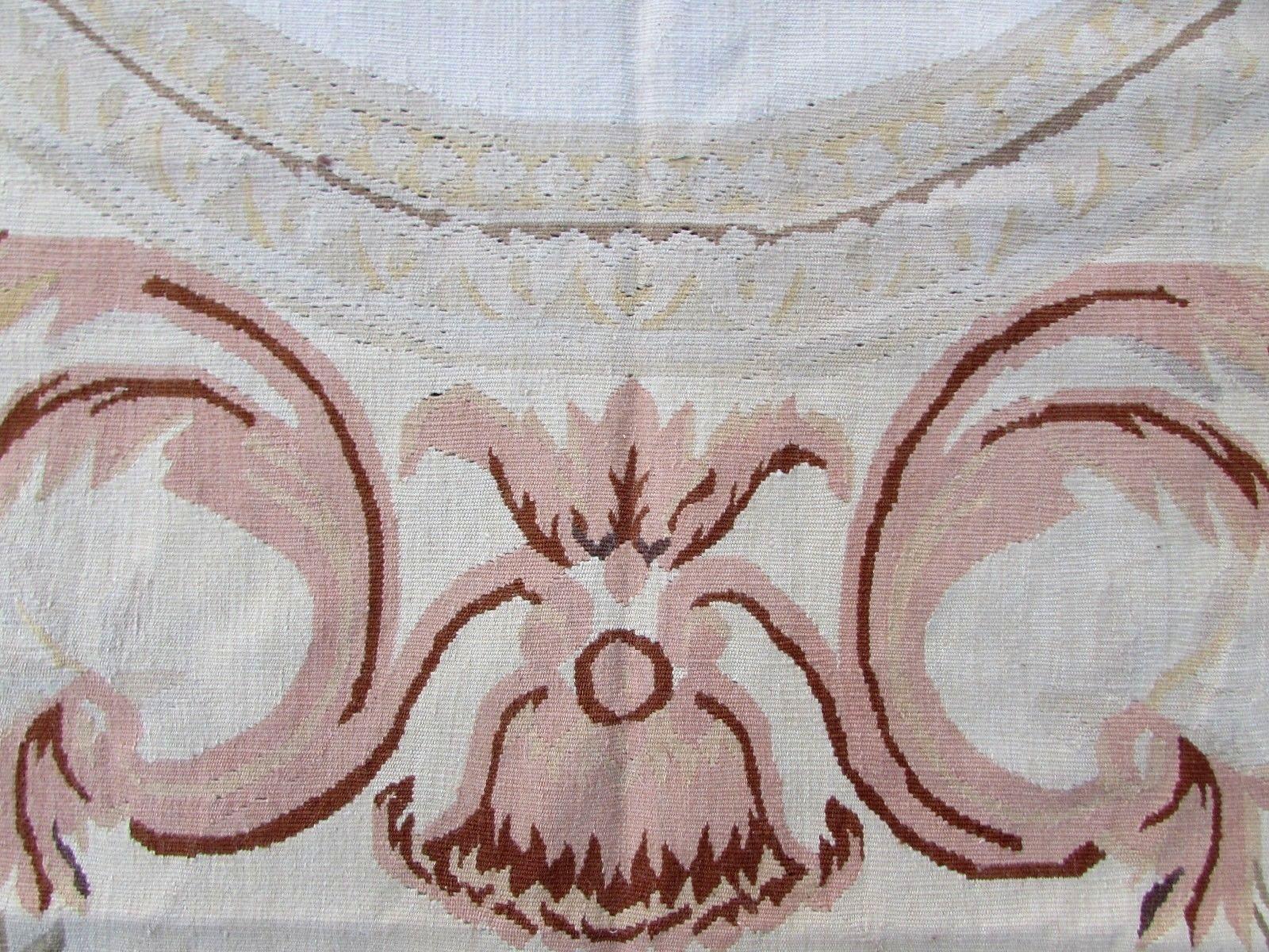 Handgefertigter französischer Aubusson-Teppich:: 1980er Jahre:: 1Q0135 1