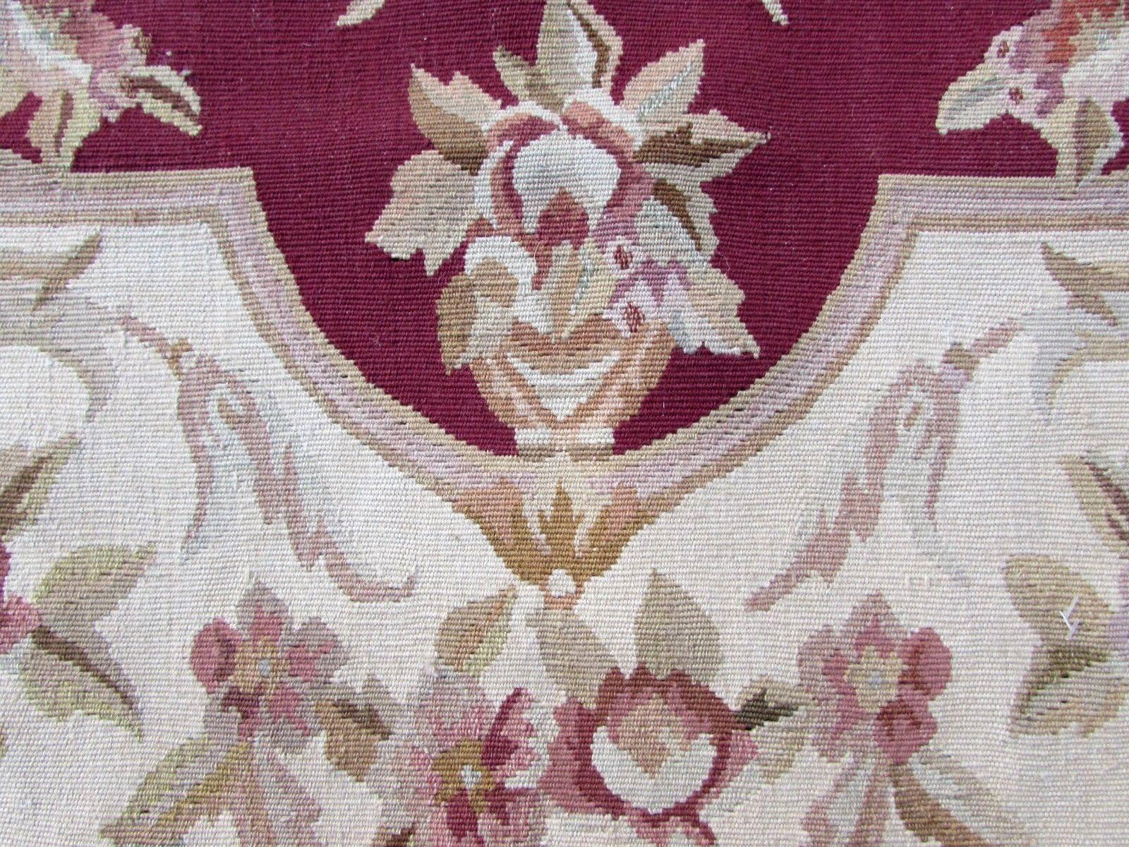 Handmade Vintage French Aubusson Rug, 1980s, 1Q0247 3