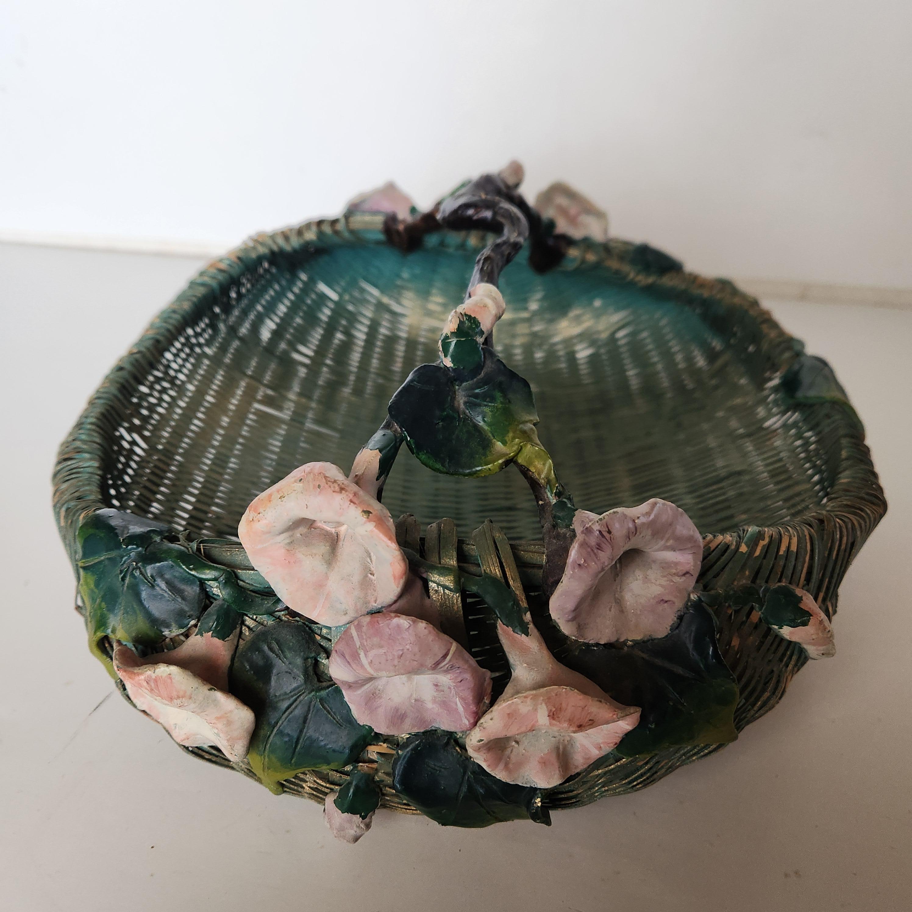 Poterie florale française vintage en vente 7