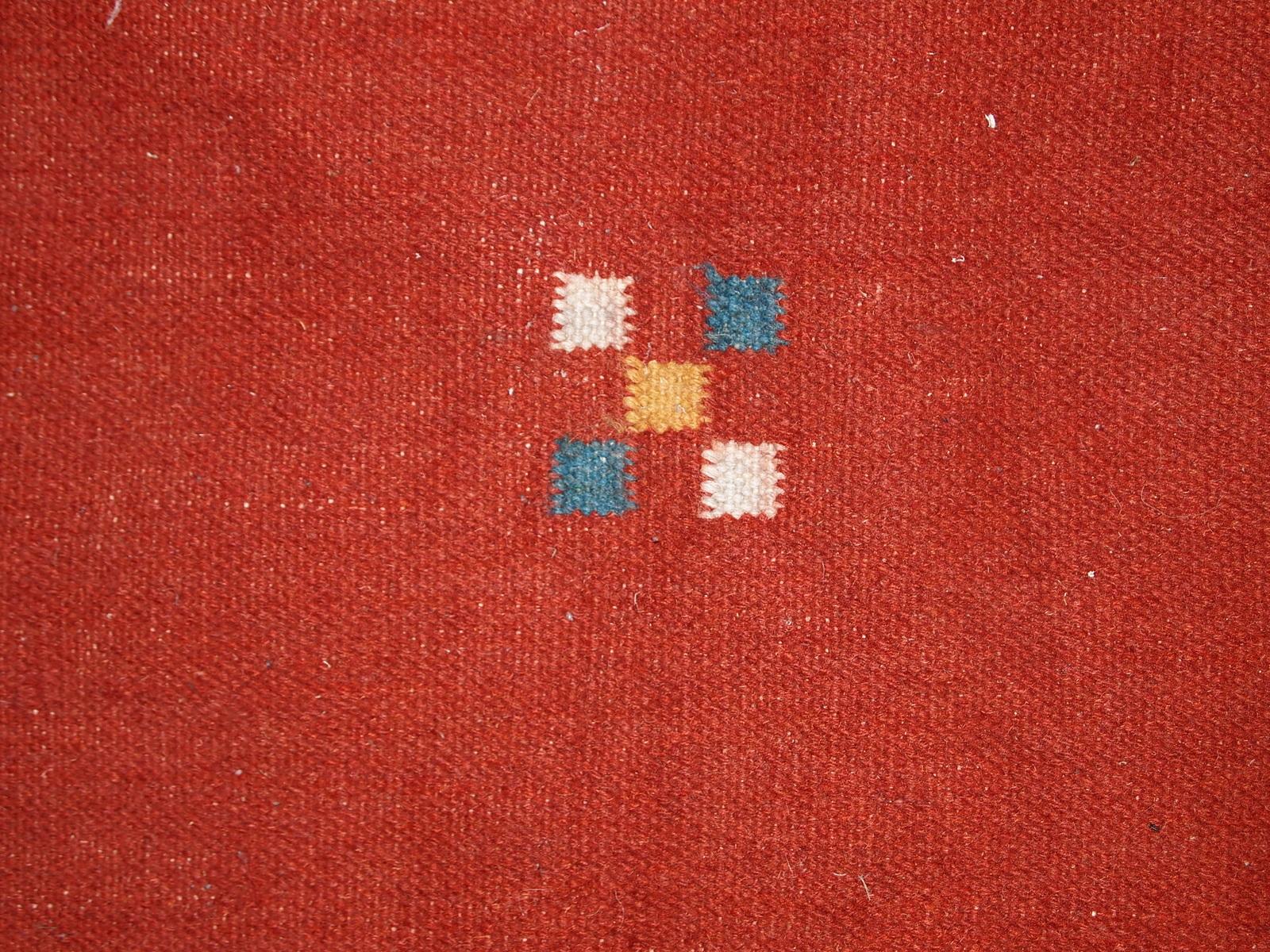 Wool Handmade Vintage Gabbeh Style Kilim, 1960s, 1C516