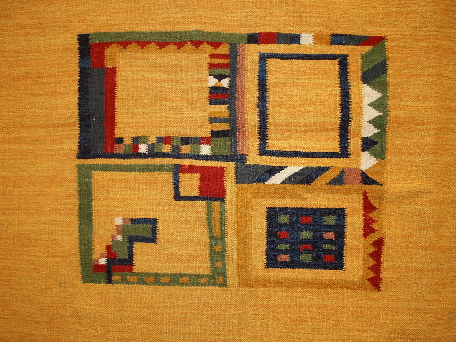 Handmade Vintage Gabbeh Style Kilim, 1970s, 1C582 2