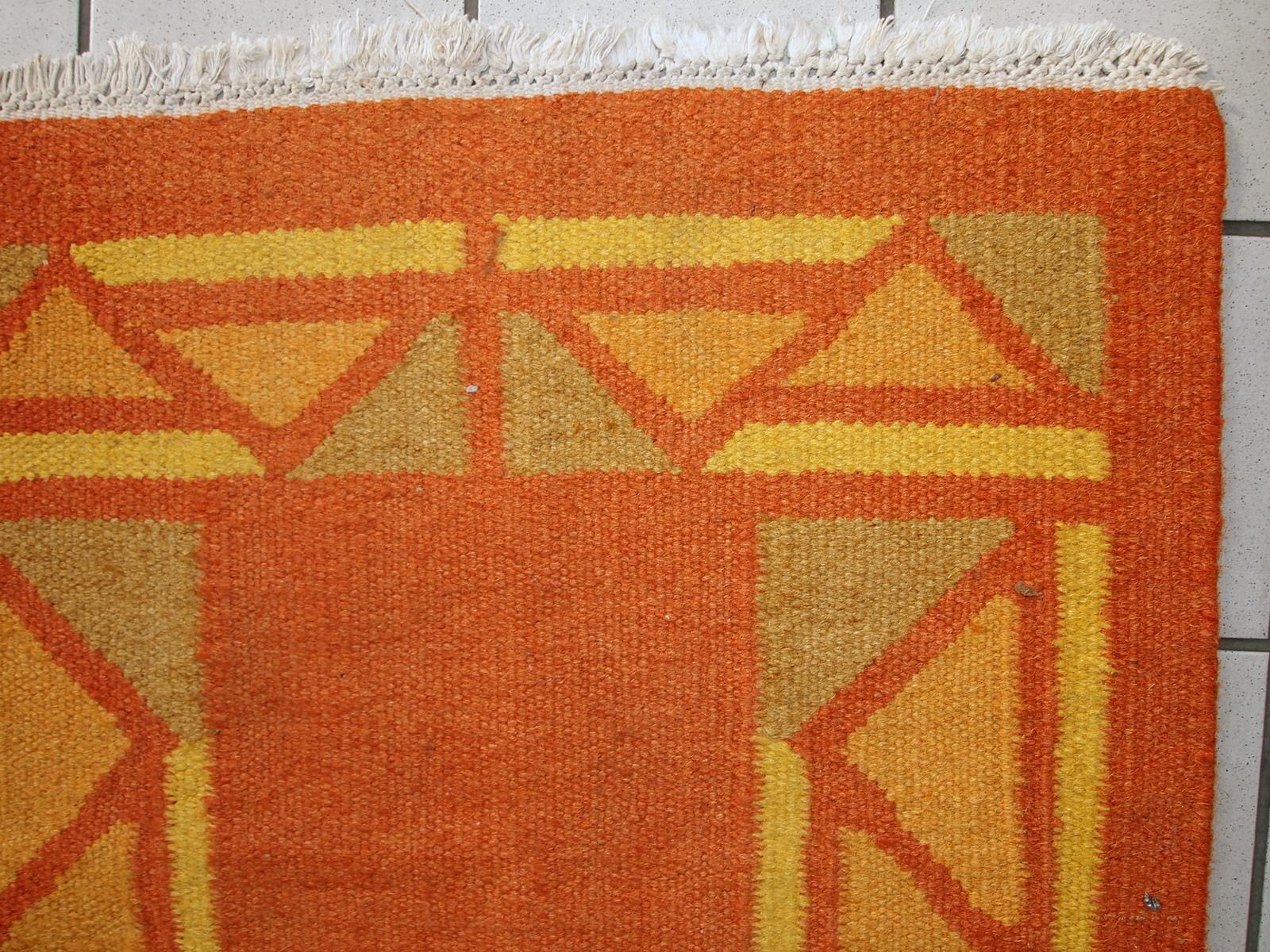 Late 20th Century Handmade Vintage Gabbeh Style Rug, 1970s, 1C470