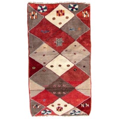 Handmade Vintage Gabbeh Style Rug, 1970s, 1Q0197