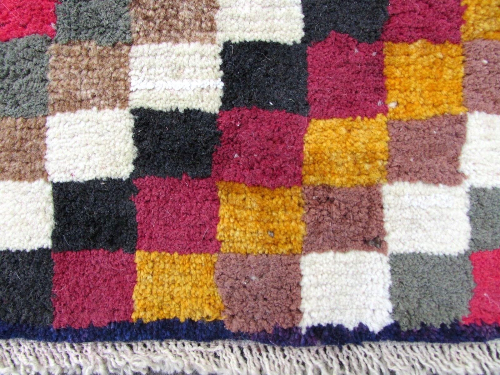 Handmade Vintage Gabbeh Style Rug, 1970s, 1Q0256 1