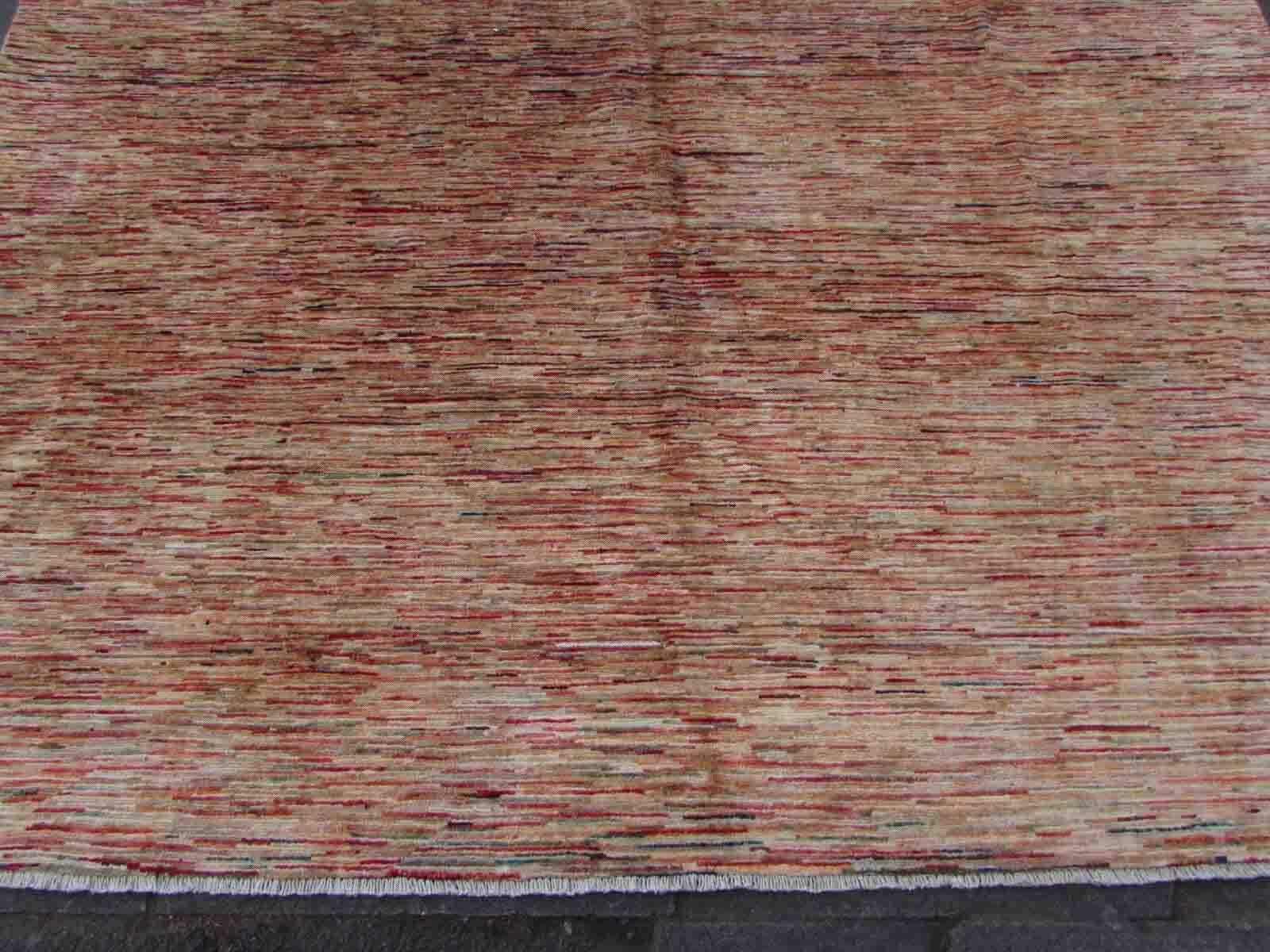 Handgefertigter Vintage-Teppich im Gabbeh-Stil, 1970er Jahre, 1Q10 (Asiatisch) im Angebot