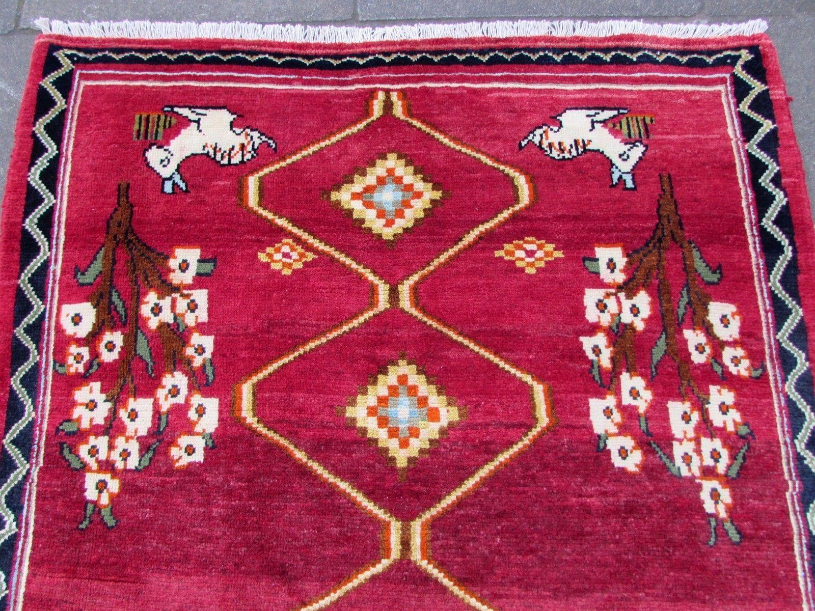 Handmade Vintage Gabbeh Style Rug, 1980s, 1Q0069 4