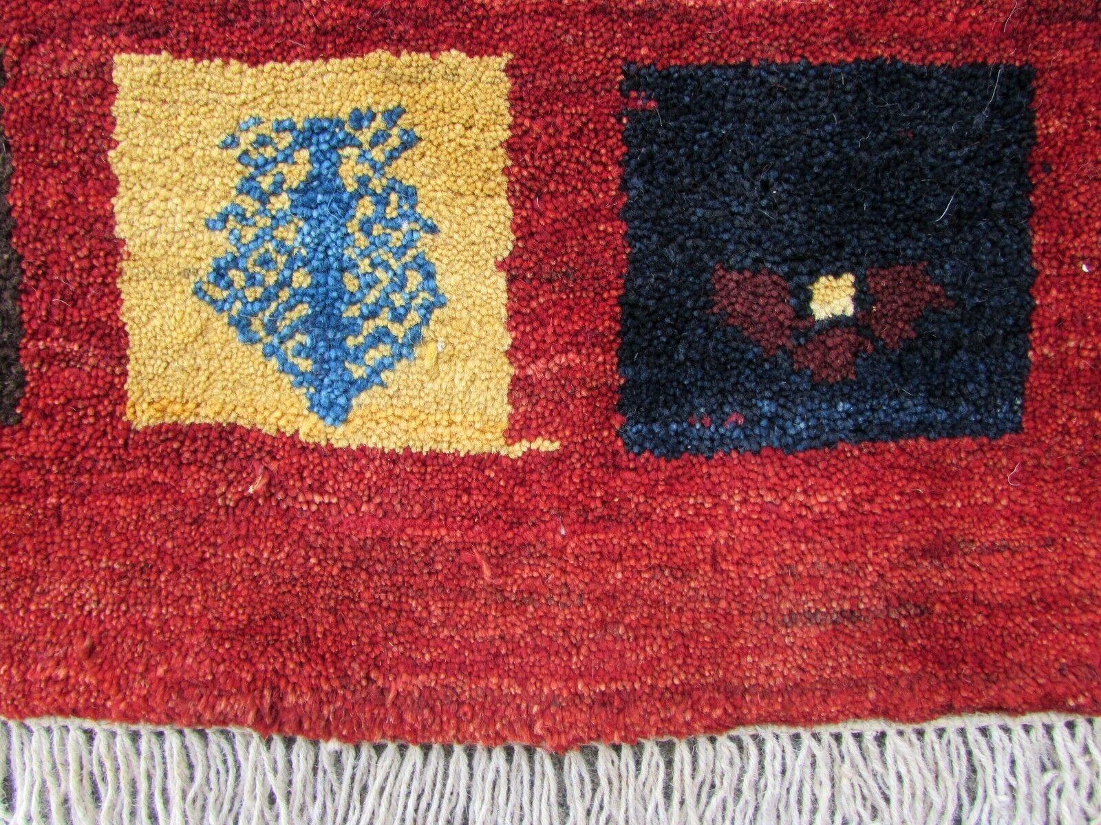 Handmade Vintage Gabbeh Style Rug, 1980s, 1Q0105 2