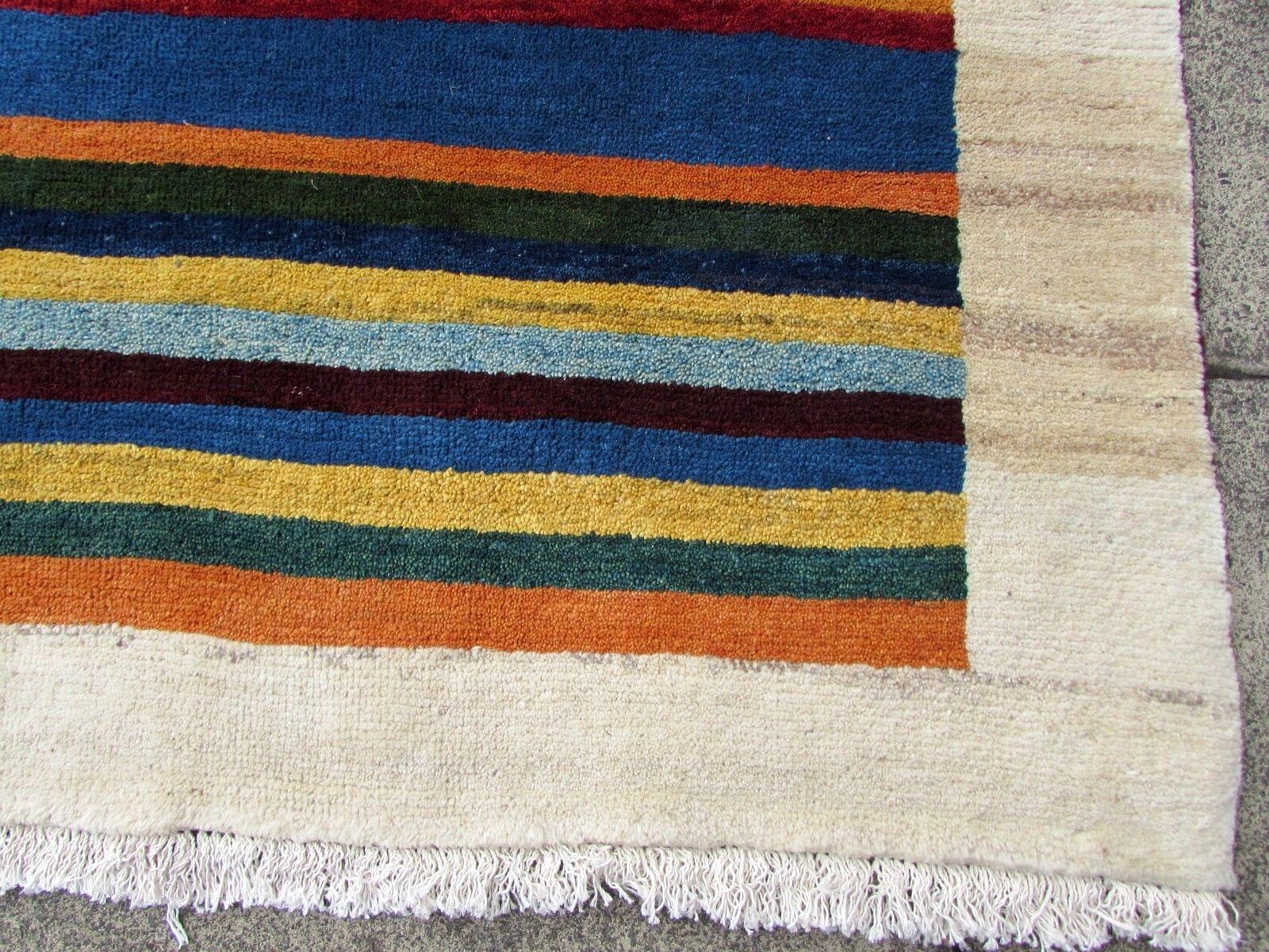 Handmade Vintage Gabbeh Style Rug, 1980s, 1Q0108 4